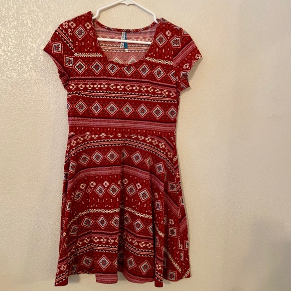 Wallflower size medium multi color bohemian summer dress - Picture 1 of 5